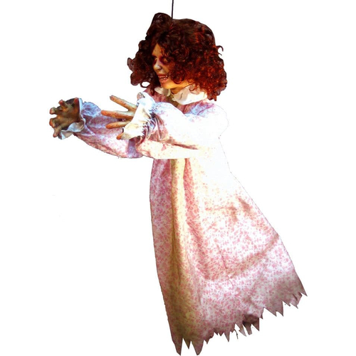 Hanging Possesed Girl.  Halloween Props.