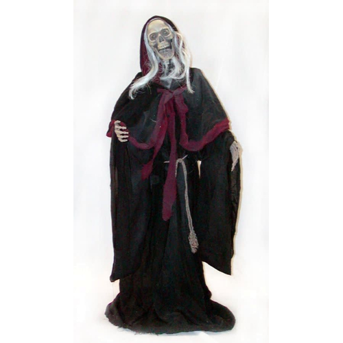 Hooded Skeleton Hanging.