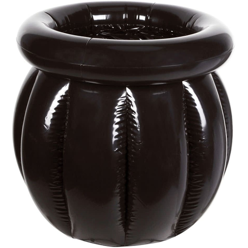 Inflatable Cauldron Cooler. Halloween Table Decoration.