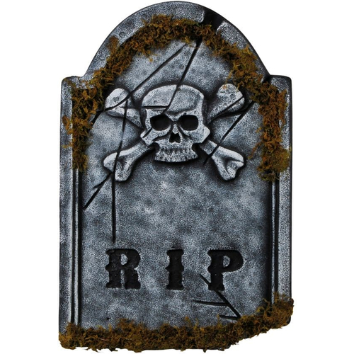 Ivy Skull Tombstone