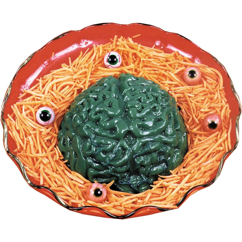 Jiggle Wiggle Brain. Halloween Table Decoration.