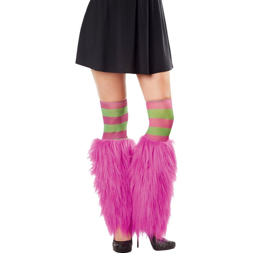 Kit Leg Furries Stripe Grn/Pur