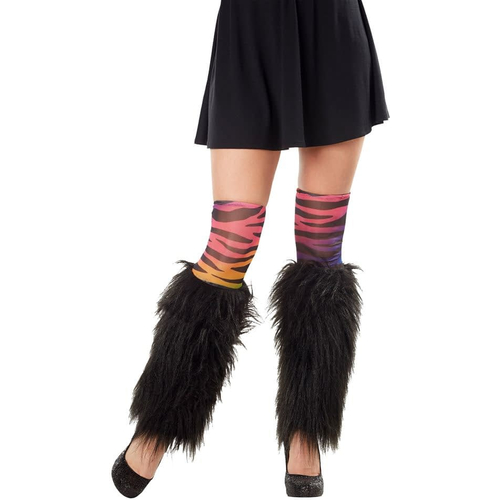 Kit Leg Furries Zebra Rainbow