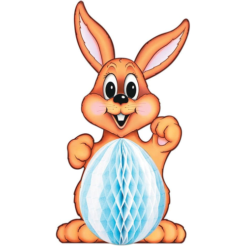Large Tissue Bunny. Easter Decoration.