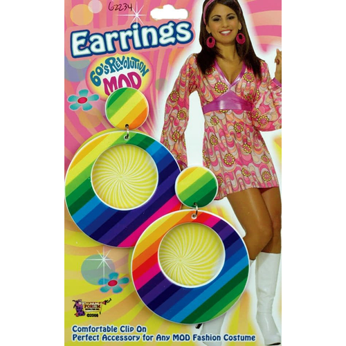 Mod Rainbow Earrings