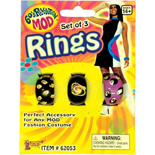 Mod Rings Set Of 3