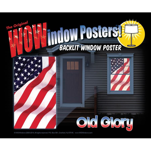 Patriotic Window Poster.