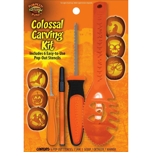 Pumpkin Carving Kit 10 Pc. Halloween  Decoration.