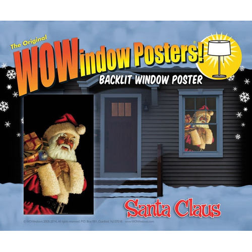 Santa Claus. Walls, Doors, Windows Decoration.