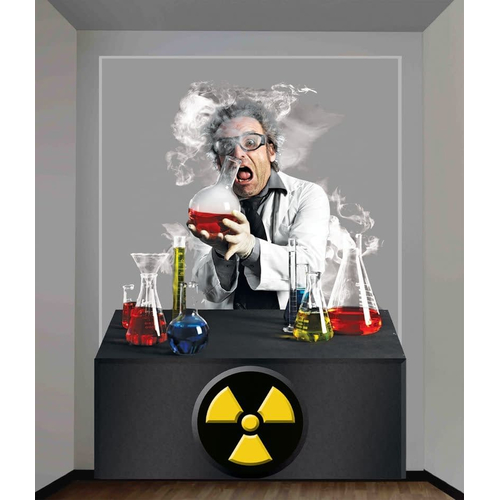 Scientist. Walls, Doors, Windows Decoration.