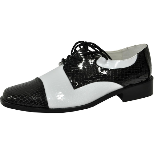 Shoe Oxford Bk And Wt Men Md