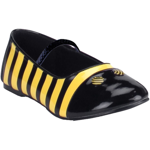 Shoes Bee Flat Chld Xl Bk Yw