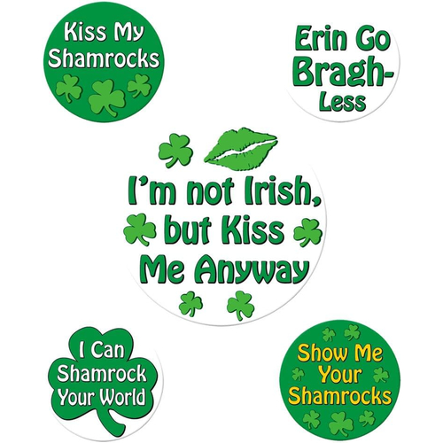 St. Patrick Buttons.