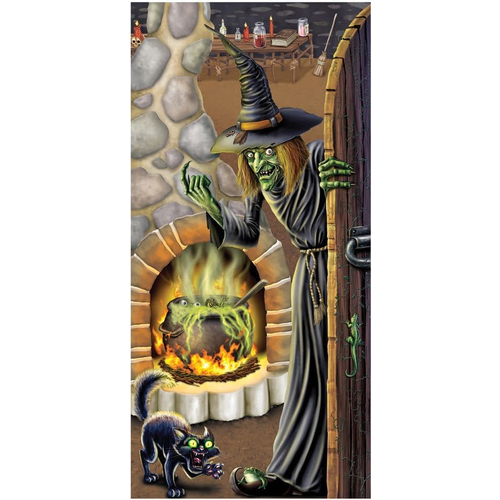 Witch'S Brew Door Cover. Walls, Doors, Windows Decoration.