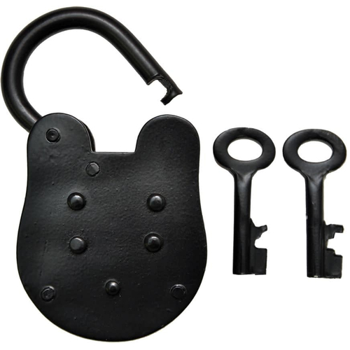 Antique Iron Lock 3.5"