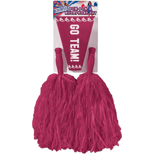 Burgundy Pom Pom Set