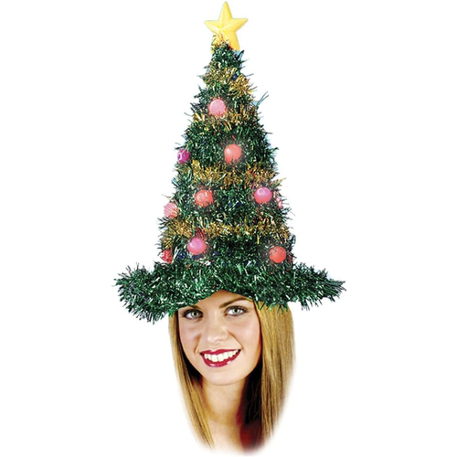Christmas Tree Hat Light Up