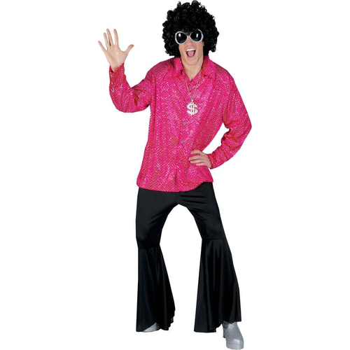 Disco Groovy Men Shirt Lg