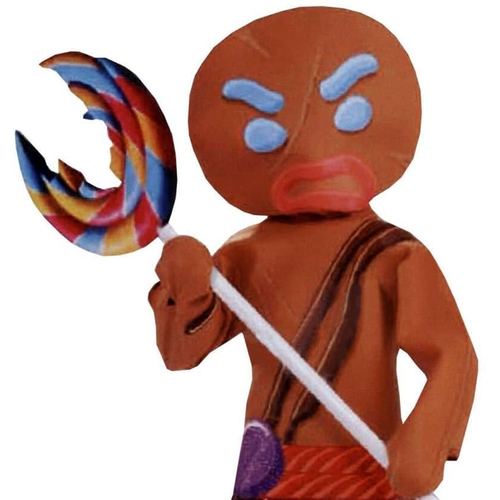 Gingerbread Man Inflate Lollip