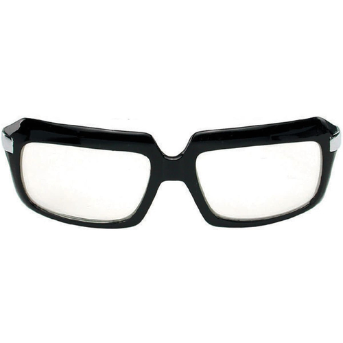Glasses 80'S Scratcher Blk Clr - 15343