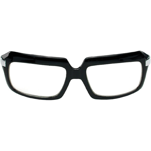 Glasses 80'S Scratcher Blk Clr - 15315