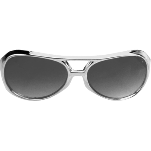 Glasses Rock Roll Slvr Smoke