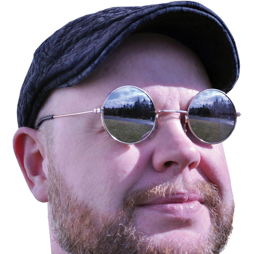 Glasses Round Mirror Lens