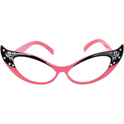 Glasses Vintage Cat Eyes Pk Cl