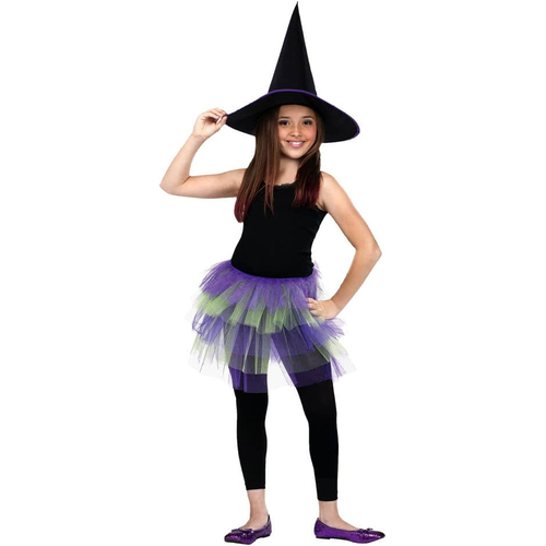 Glitter Tutu Child Purple Gree
