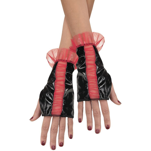 Glovettes Rd Bk Ruched Adult
