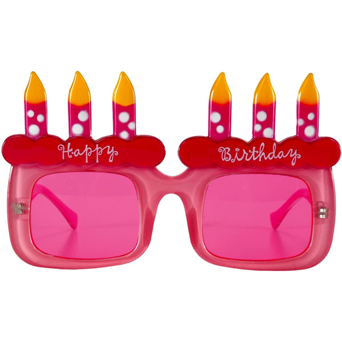 Happy Birthday Cake Glasses
