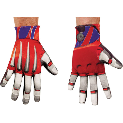 Optimus Prime Gloves Adult