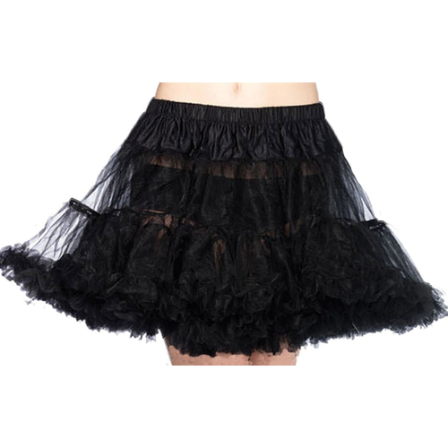 Petticoat Tulle Layerd Bk Plus