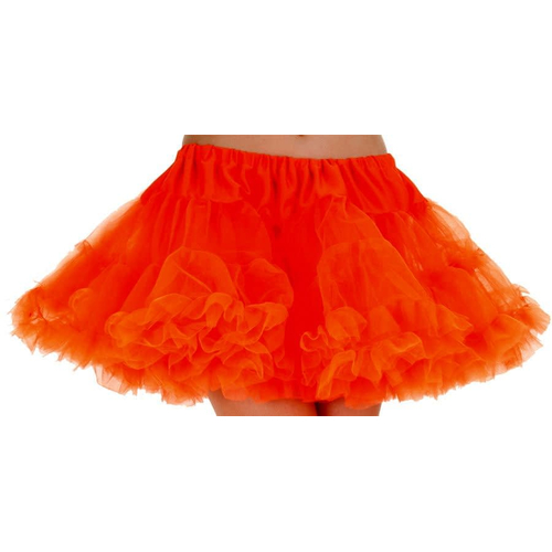 Petticoat Tutu Adlt Neon Orang