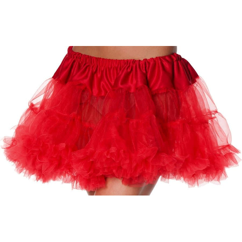 Petticoat Tutu Skirt Adult Red