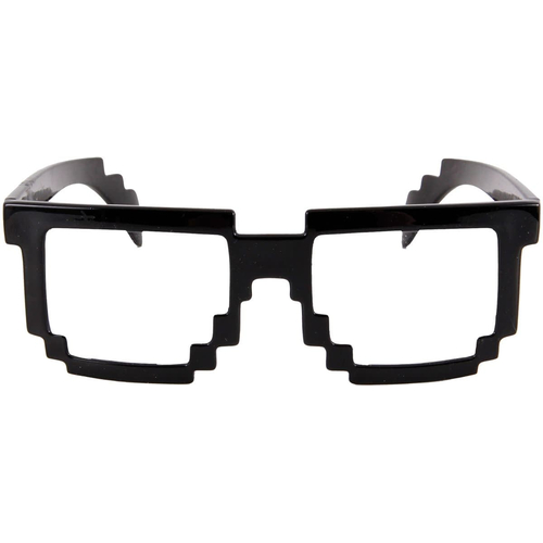 Pixel-8 Glasses Black Clear
