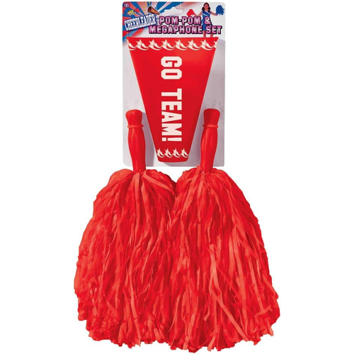 Pom Pom Set Red