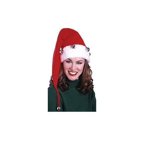 Santa Hat W Bells X Long