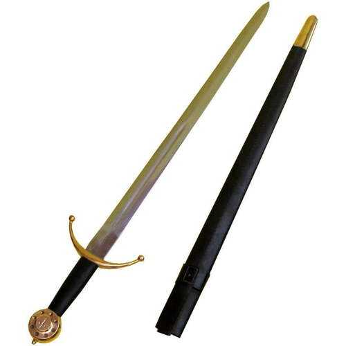 Sword Medieval And Scabbard - 15611