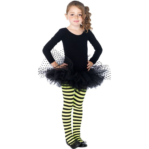 Tutu Flocked Polka Dots Cld Bk
