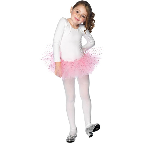 Tutu Flocked Polka Dots Cld Pk