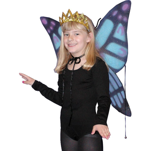 Wings Child Butterfly Blue