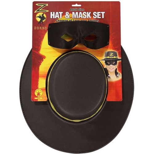 Zorro Adult Hat And Eye Mask