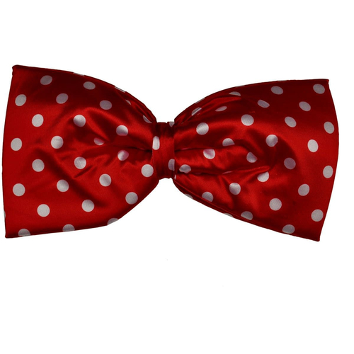 Bow Tie Jumbo Polkadot Red