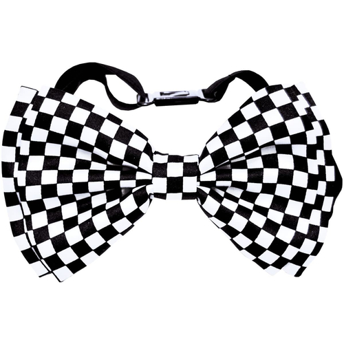 Bow Tie White/Black Check
