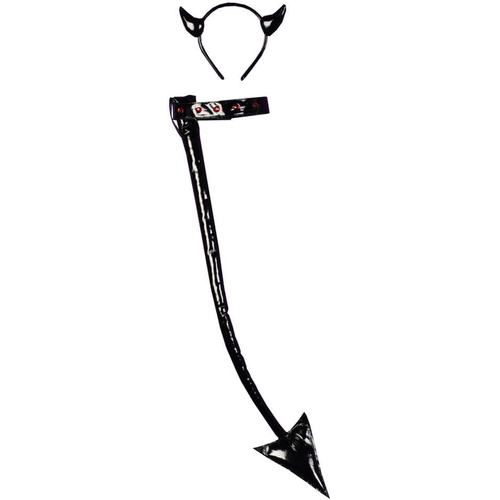 Devil Set Black Leather Like