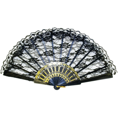 Fan Black Lace