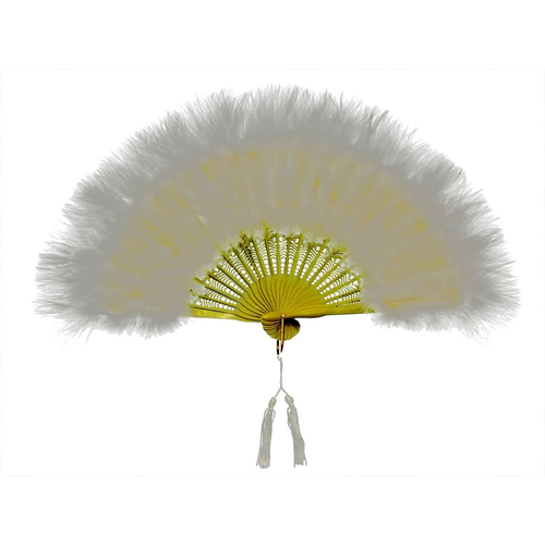 Fan Marabou Feather White