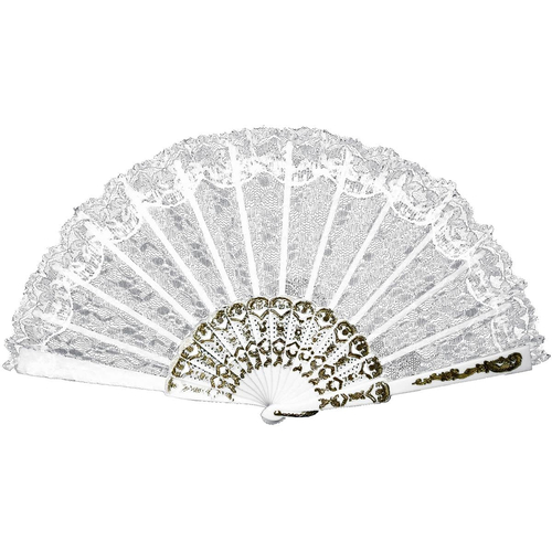 Fan White Lace