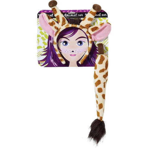 Giraffe Ears And Tail Set